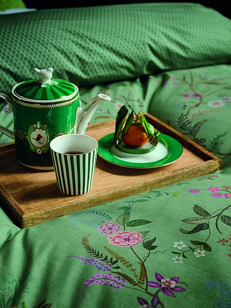 PIP STUDIO | Perkal Bettwäsche BUSTANI 70x90cm/140x200cm Green | 