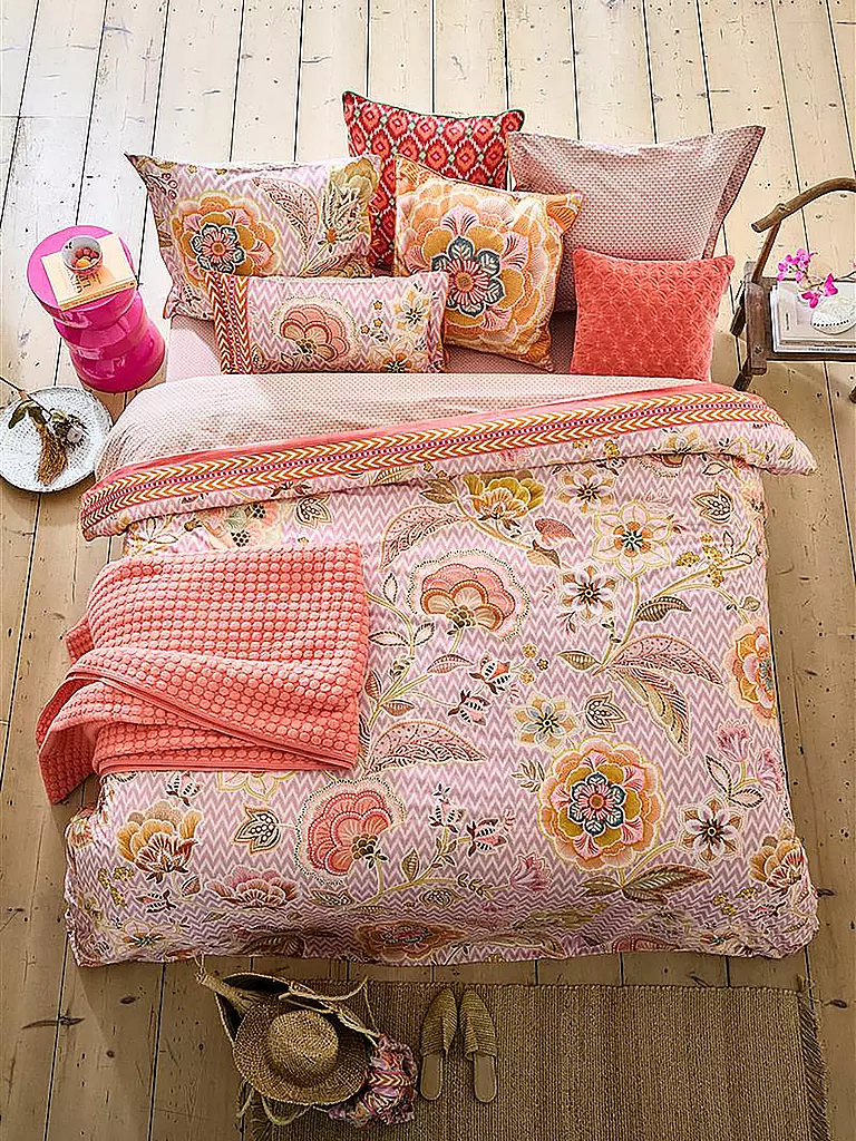 PIP STUDIO | Perkal Bettwäsche HAKUNA 70x90cm / 140x200cm Rosa | rosa