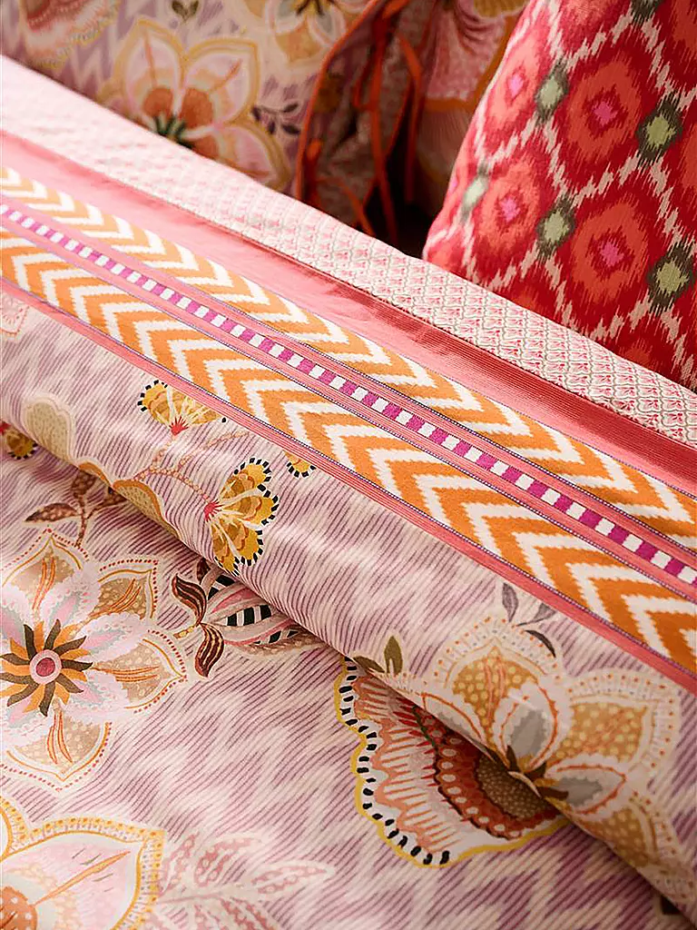 PIP STUDIO | Perkal Bettwäsche HAKUNA 70x90cm / 140x200cm Rosa | rosa