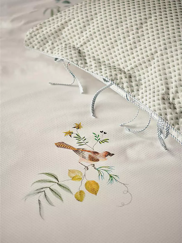 PIP STUDIO | Perkal Bettwäsche LITTLE BIRDS 70x90cm / 140x200cm White | weiss