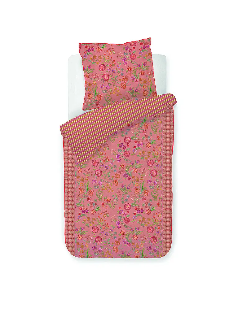 PIP STUDIO | Perkal Bettwäsche LITTLE JABALI 70x90cm/140x200cm Coral  | rosa