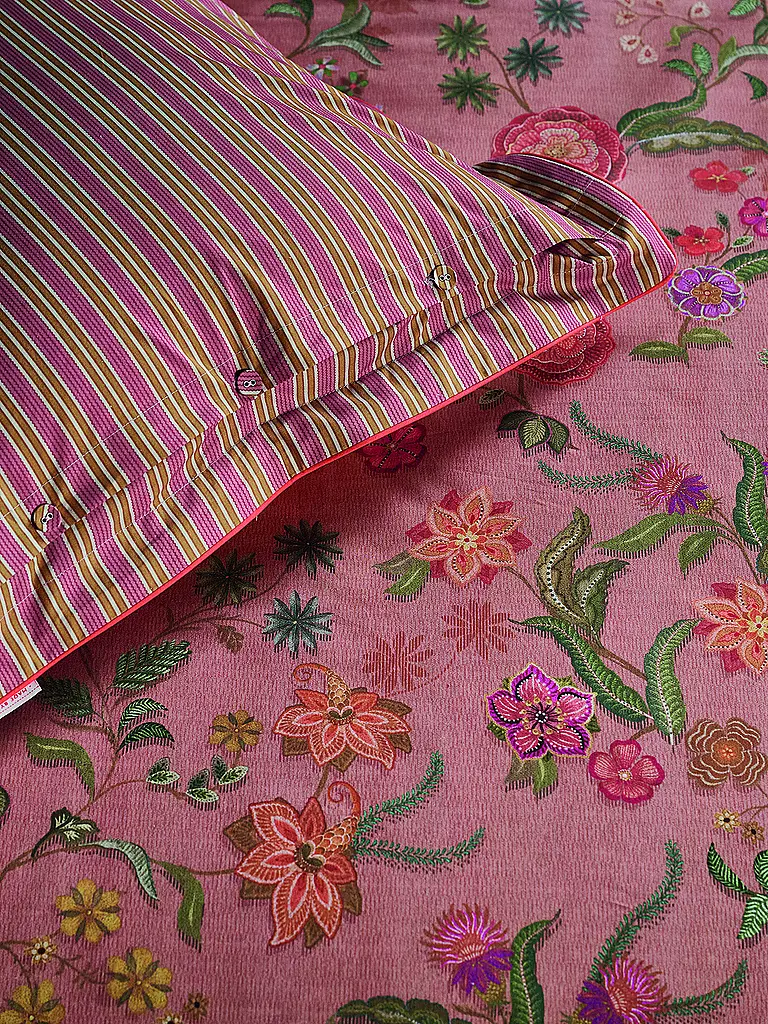 PIP STUDIO | Perkal Bettwäsche LITTLE JABALI 70x90cm/140x200cm Coral  | rosa