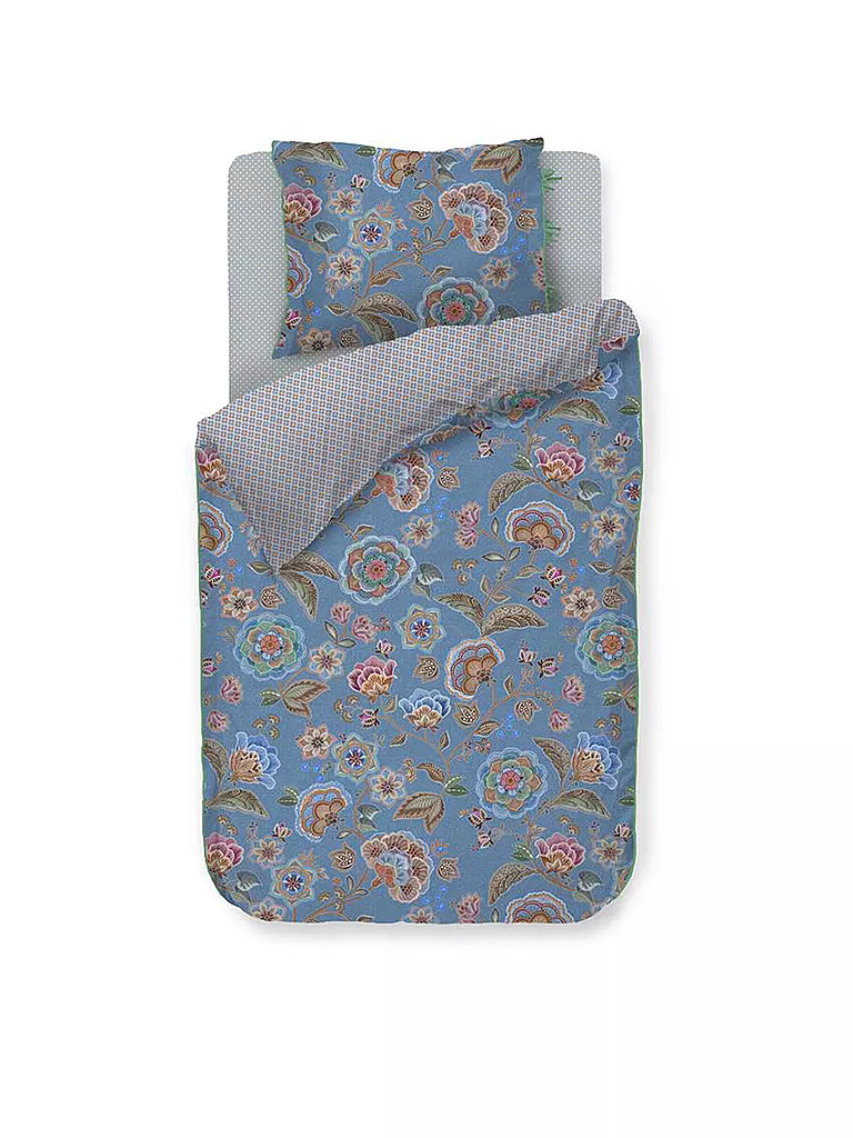 PIP STUDIO | Perkal Bettwäsche MATATA 70x90cm / 140x200cm Blau | blau
