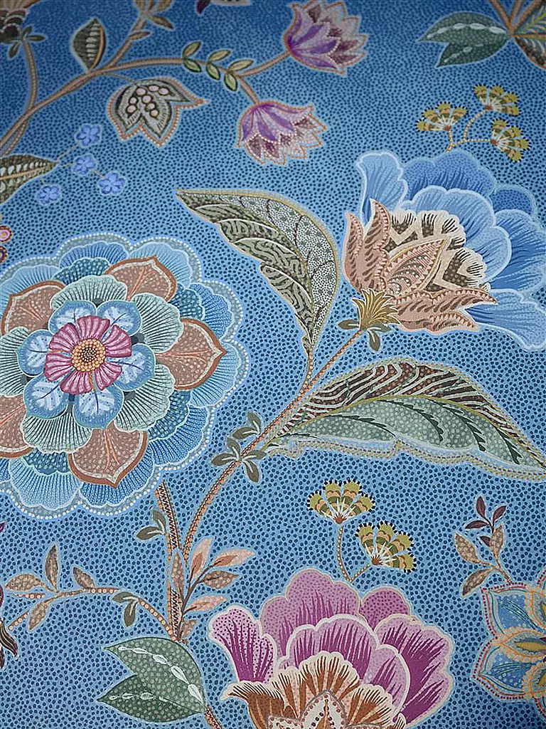 PIP STUDIO | Perkal Bettwäsche MATATA 70x90cm / 140x200cm Blau | grün