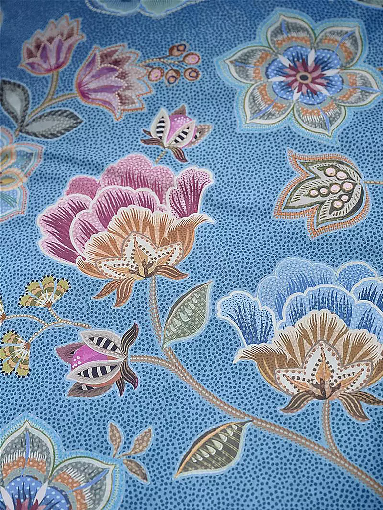 PIP STUDIO | Perkal Bettwäsche MATATA 70x90cm / 140x200cm Blau | grün