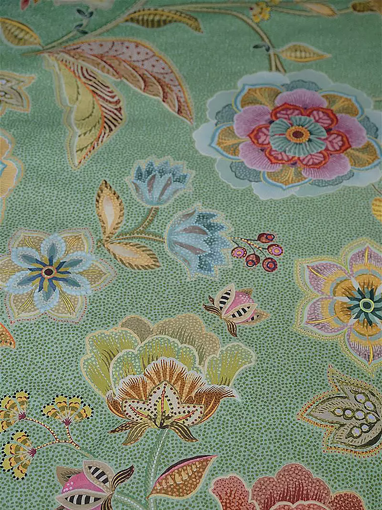 PIP STUDIO | Perkal Bettwäsche MATATA 70x90cm / 140x200cm Gruen | blau