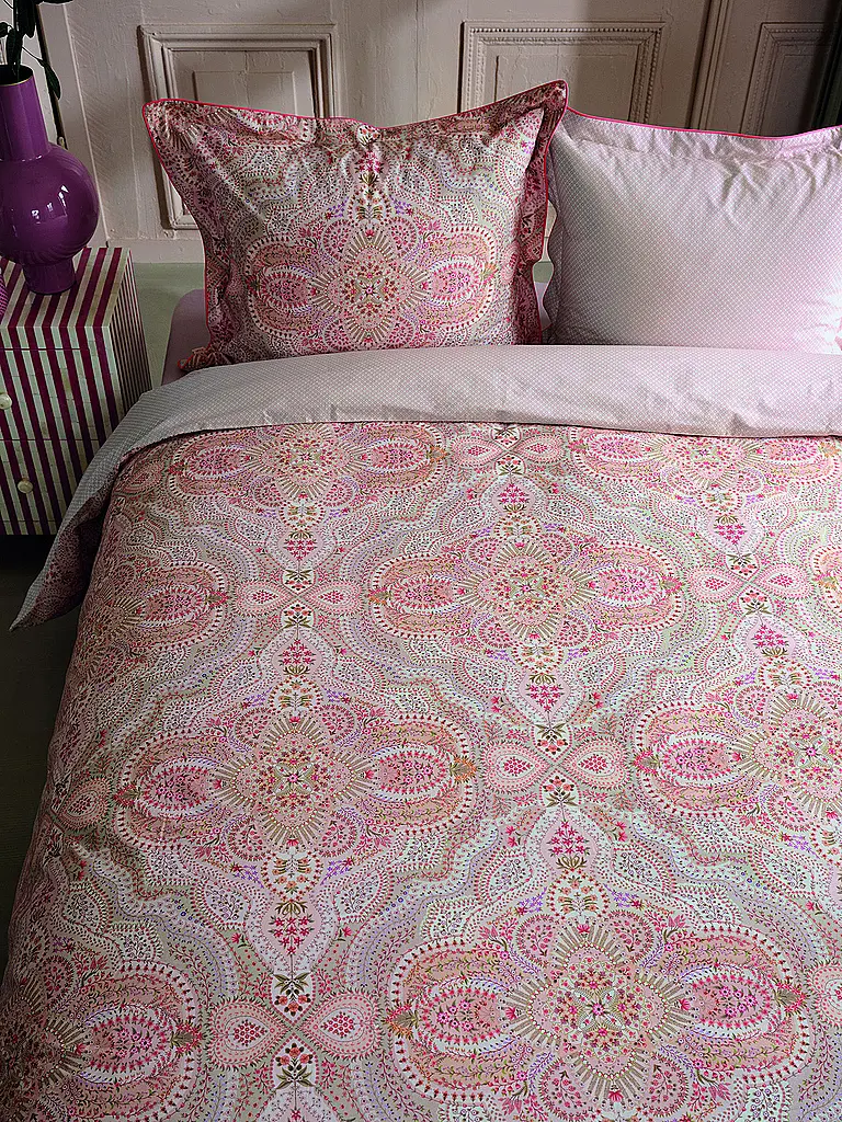 PIP STUDIO | Perkal Bettwäsche MOON FLOWER 70x90cm/140x200cm Light Pink | 