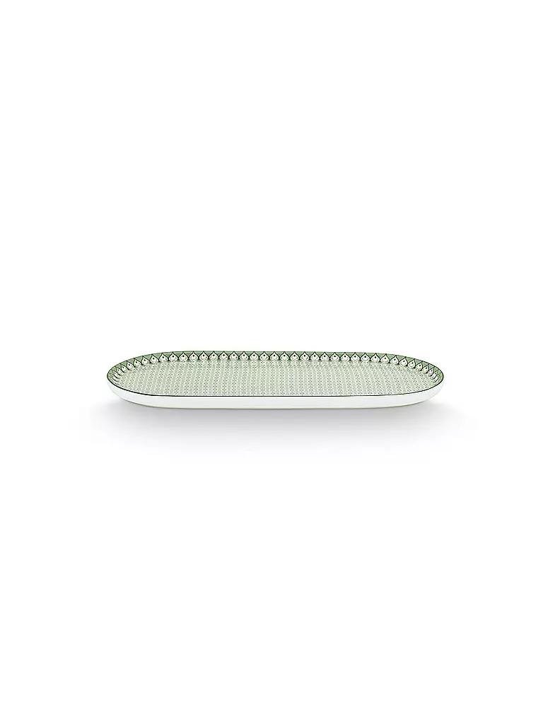 PIP STUDIO | Platte klein  LILY & LOTUS 25x12cm Tiles Light Gr. | hellgrün