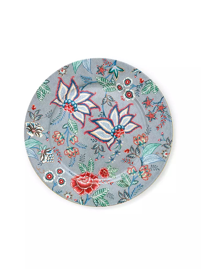 PIP STUDIO | Platzteller 32cm FLOWER FESTIVAL Light Blue | hellblau