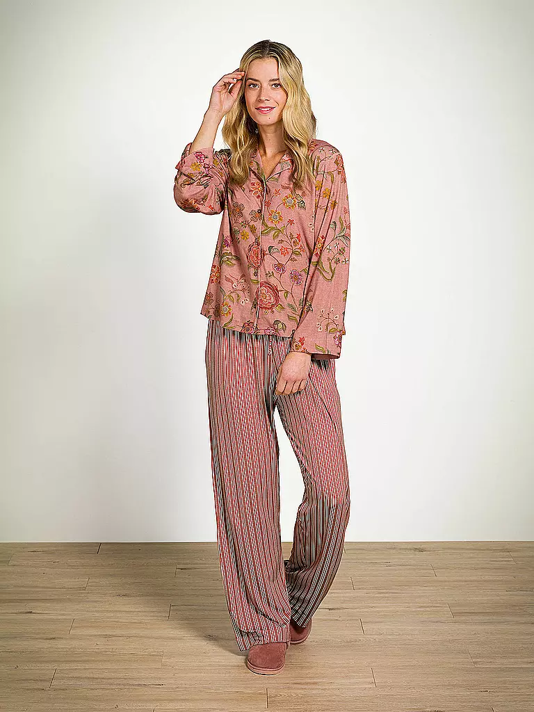 PIP STUDIO | Pyjamashirt FAYE COCO FLORAL  | rosa