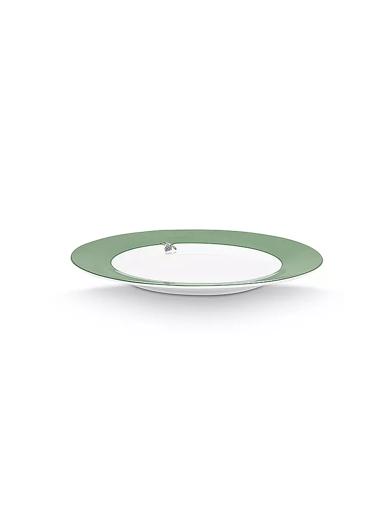PIP STUDIO | Speiseteller LILY & LOTUS 26,5cm Uni Light Green | lila