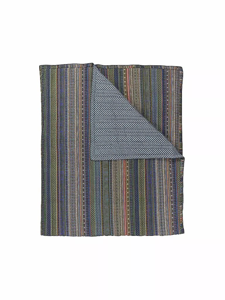 PIP STUDIO | Tagesdecke RIBBON 270x260cm blue green | blau