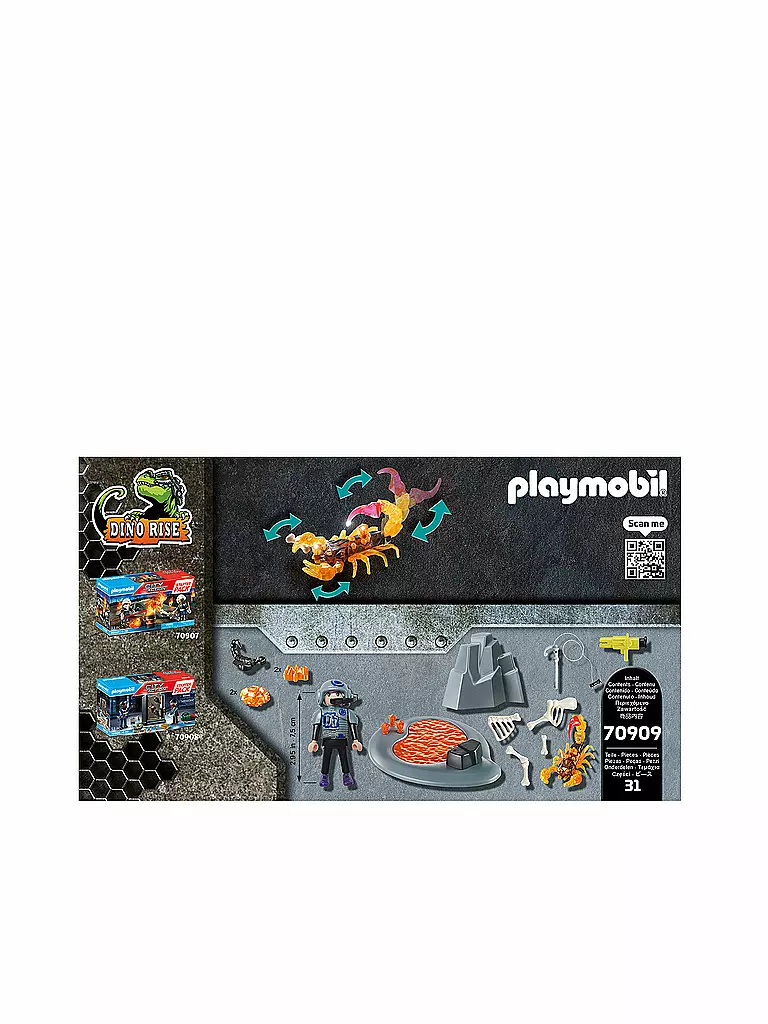 PLAYMOBIL | 	Starter Pack Kampf gegen den Feuerskorpion 70909 | keine Farbe