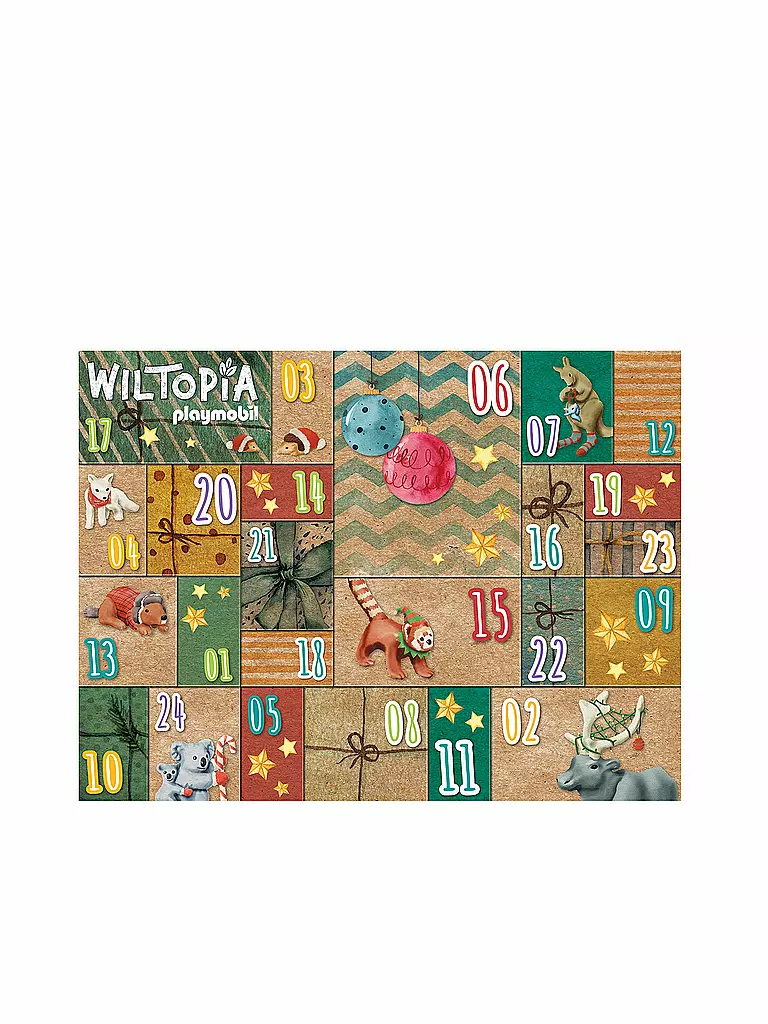 PLAYMOBIL | 	Wiltopia - DIY Adventskalender: Tierische Weltreise 71006 | keine Farbe