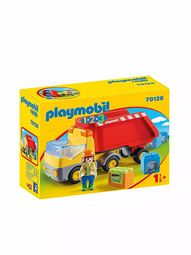 PLAYMOBIL | 1,2,3 - Kipplaster 70126 | keine Farbe