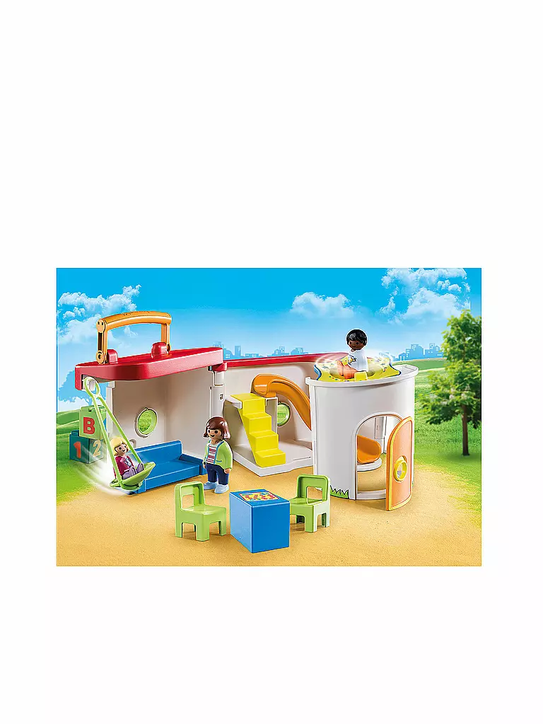 PLAYMOBIL | 1,2,3 - Mein Mitnehm-Kindergarten 70399 | keine Farbe