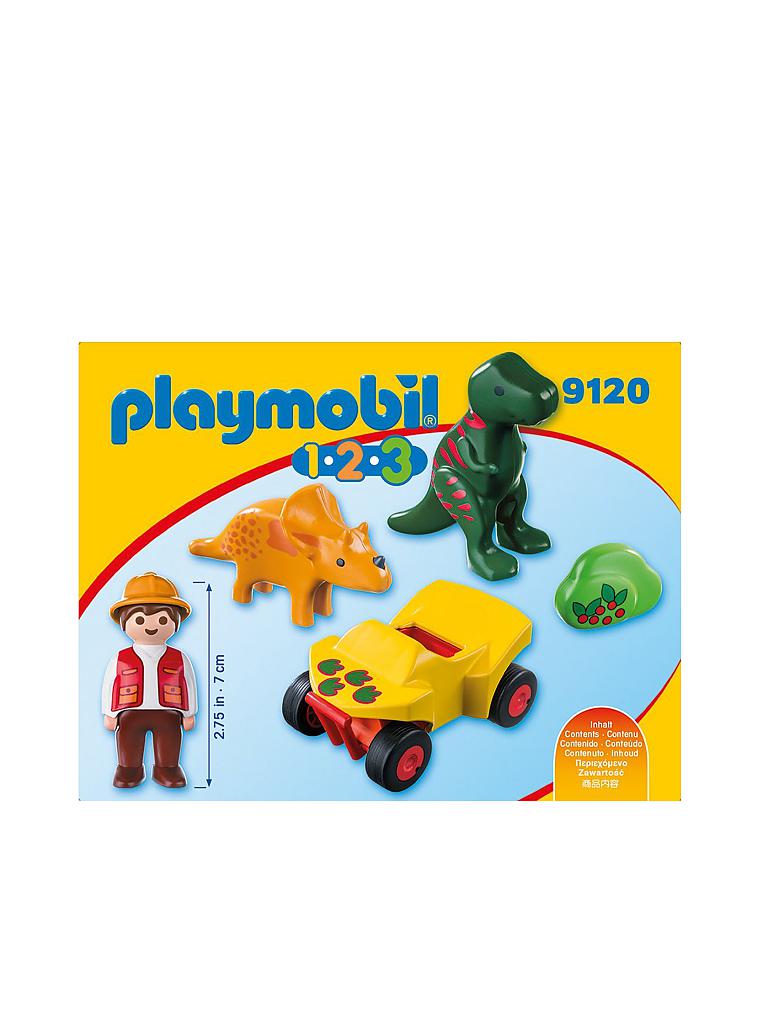 PLAYMOBIL | 1,2,3 Dinoforscher mit Quad 9120 | keine Farbe