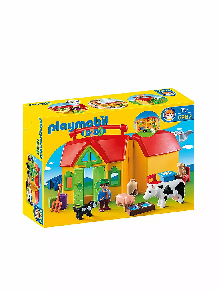 PLAYMOBIL | 1,2,3 Mein Mitnehm Bauernhof  6962 | keine Farbe