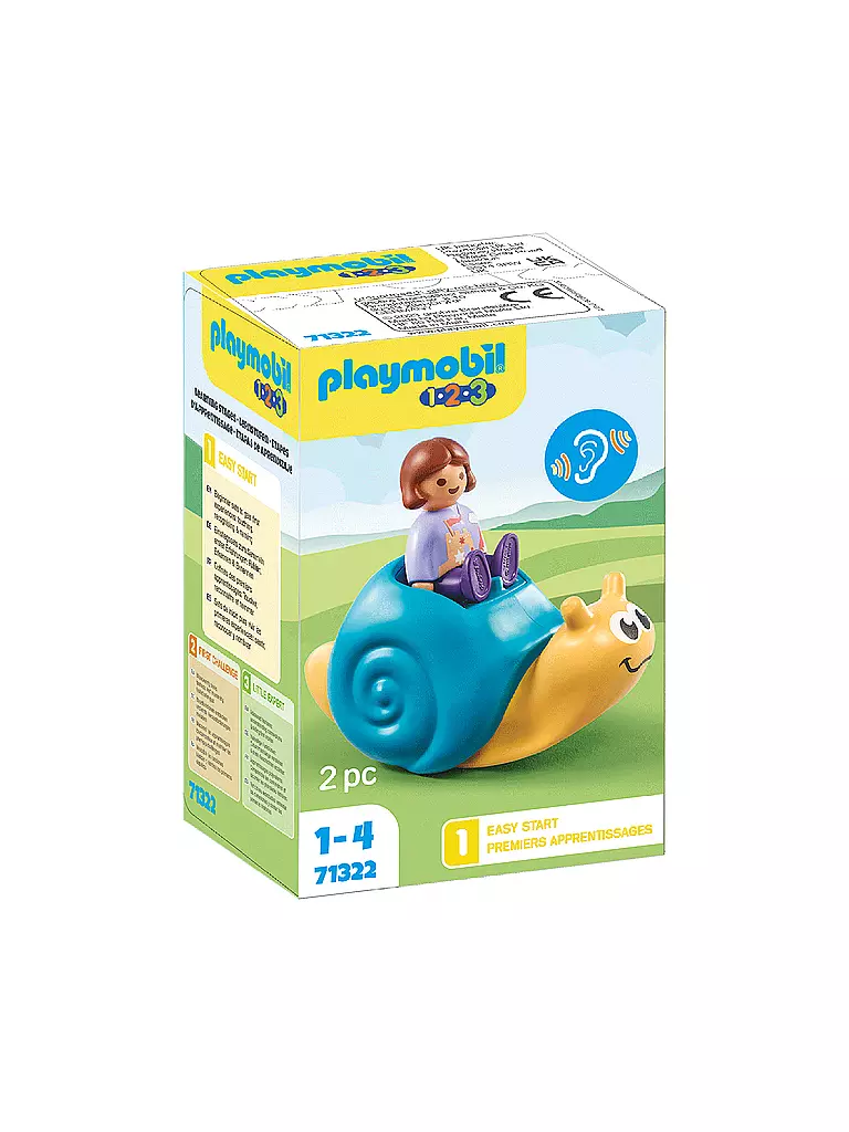PLAYMOBIL | 1.2.3: Schaukelschnecke mit Rasselfunktion | keine Farbe