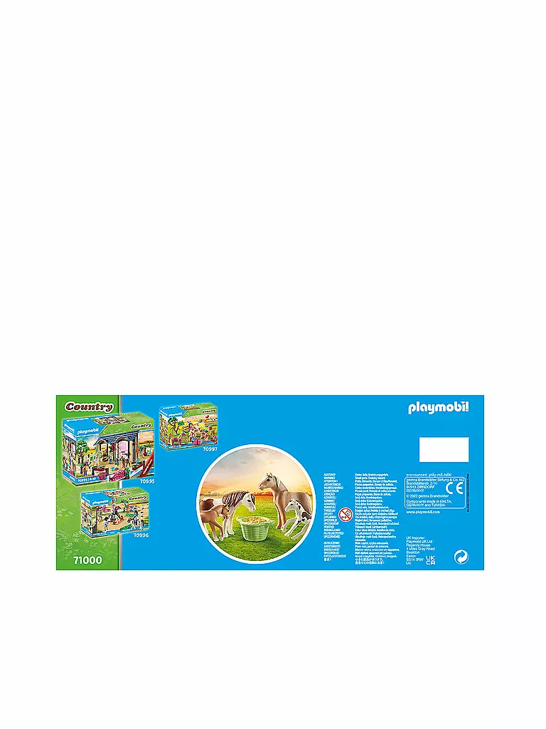 PLAYMOBIL | 2 Island Ponys mit Fohlen 71000 | keine Farbe