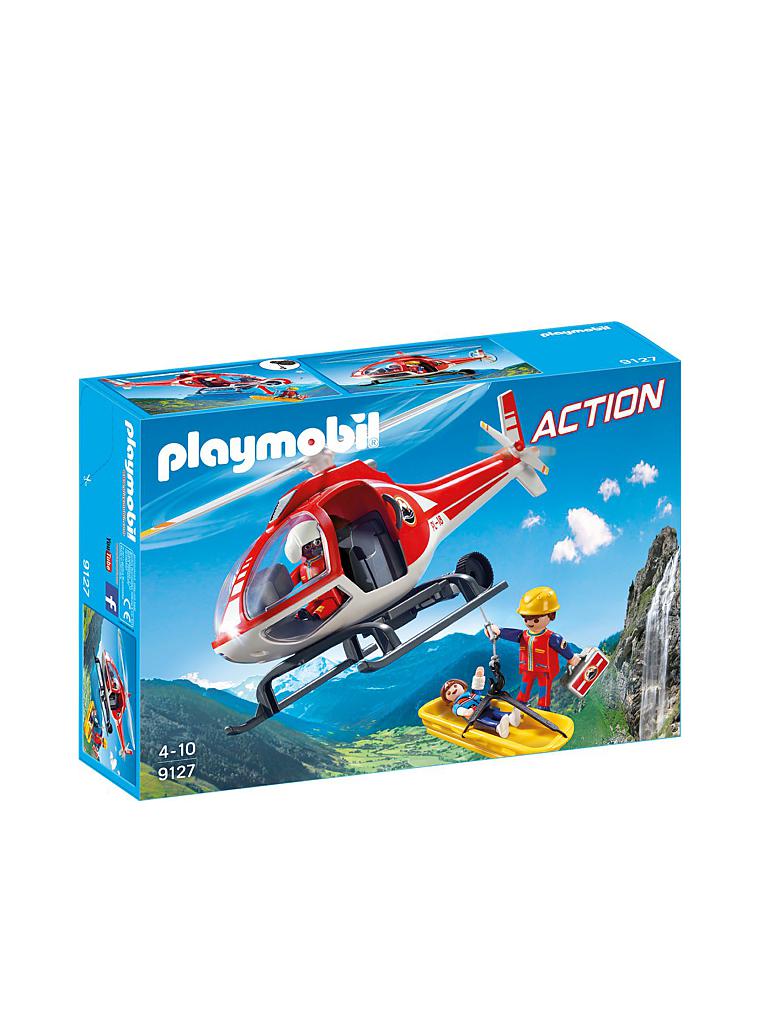 PLAYMOBIL | Action - Bergretter Helikopter 9127 | 