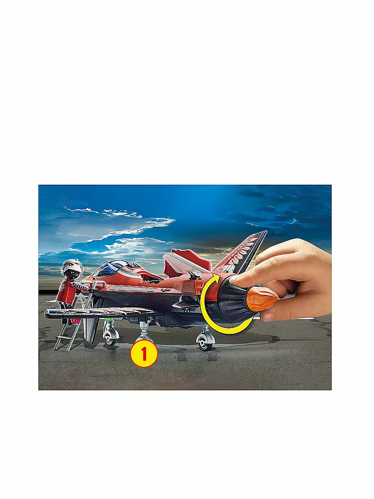 PLAYMOBIL | Air Stuntshow Düsenjet Eagle 70832 | keine Farbe
