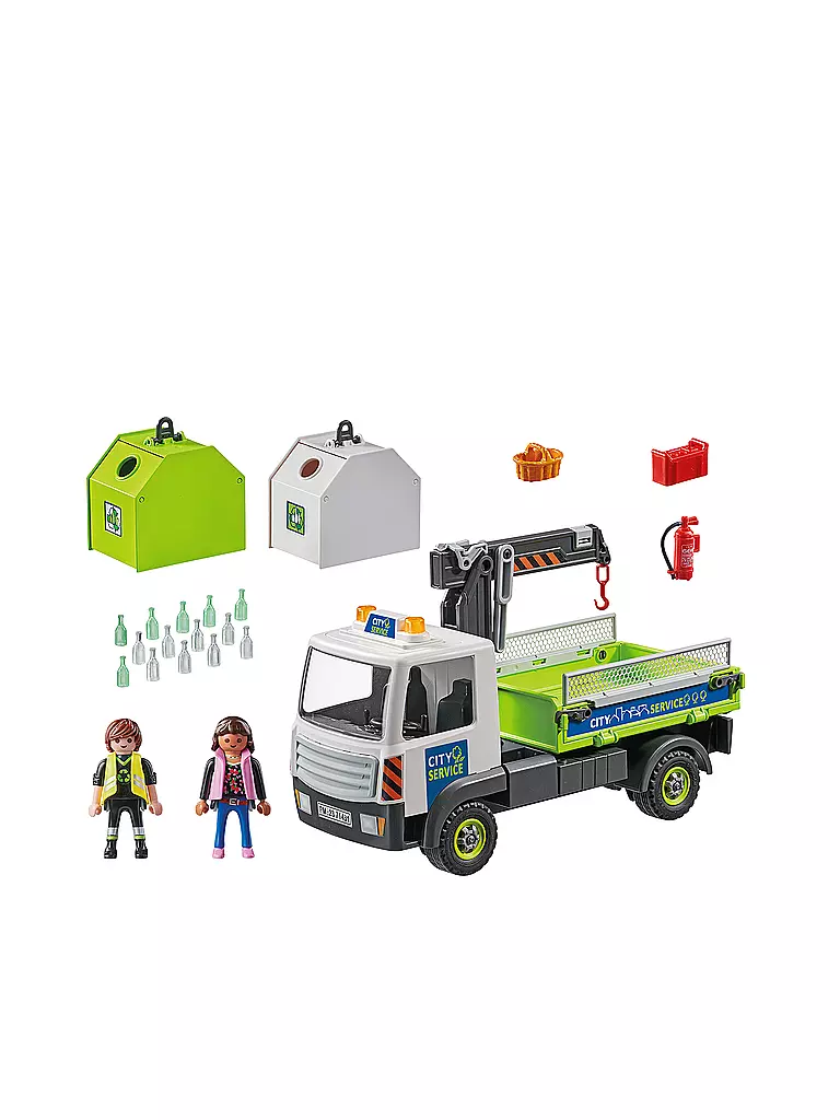 PLAYMOBIL | Altglas-LKW mit Container 71431 | keine Farbe