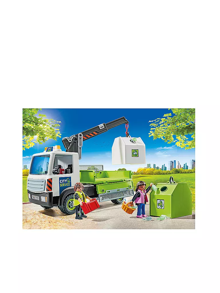PLAYMOBIL | Altglas-LKW mit Container 71431 | keine Farbe