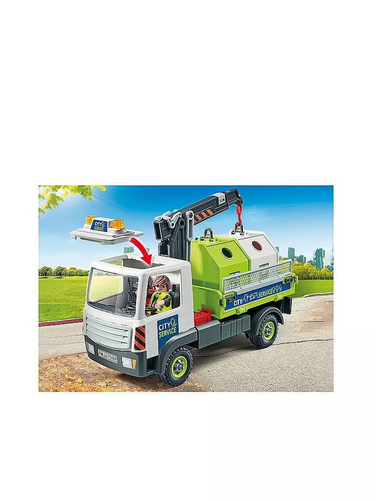 PLAYMOBIL | Altglas-LKW mit Container 71431 | keine Farbe