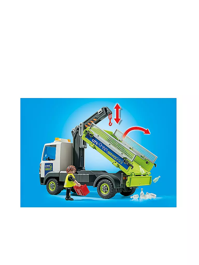PLAYMOBIL | Altglas-LKW mit Container 71431 | keine Farbe