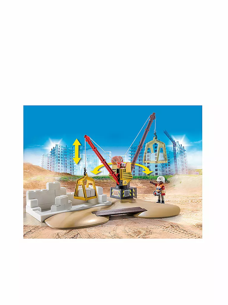 PLAYMOBIL | Baustelle mit Kipplaster 70742 | keine Farbe