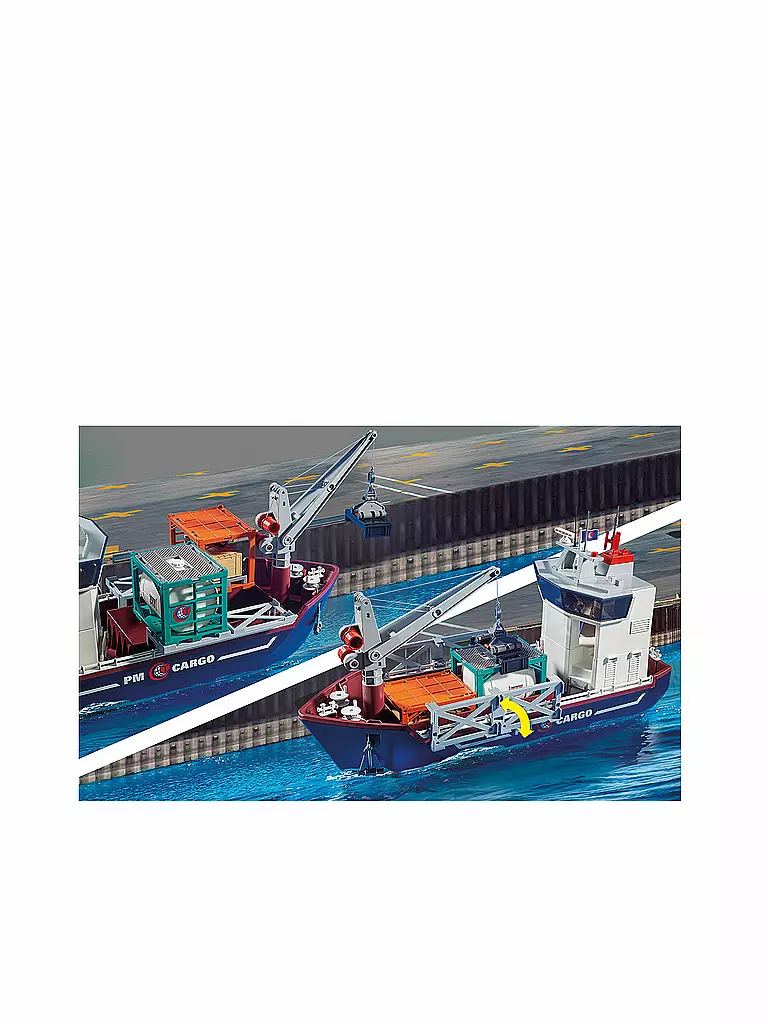 PLAYMOBIL | Cargo - Großes Containerschiff mit Zollboot 70769 | keine Farbe