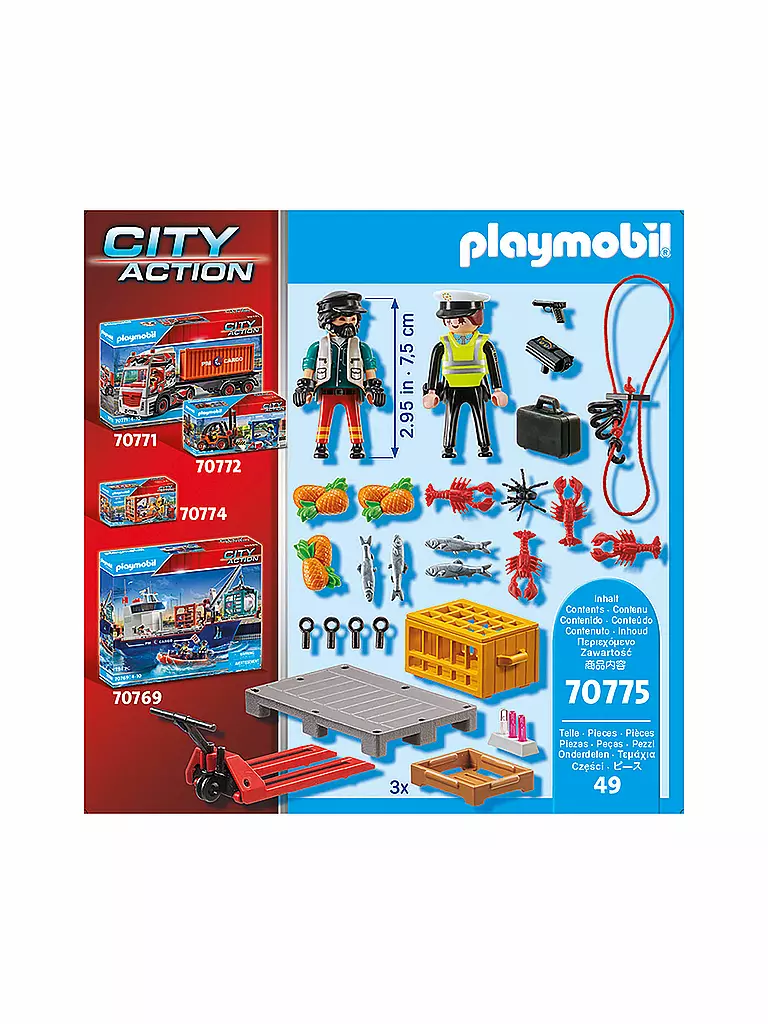 PLAYMOBIL | Cargo - Zollkontrolle 70775 | keine Farbe