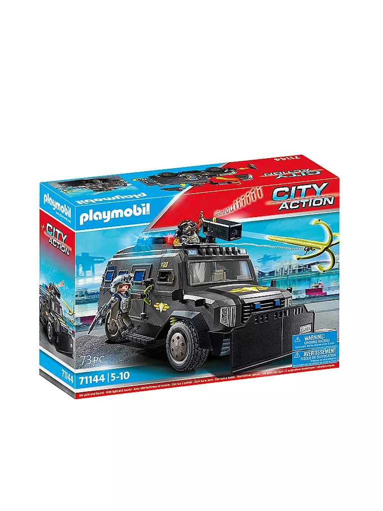 PLAYMOBIL | City Action -  Swat Geländefahrzeug 71144 | keine Farbe