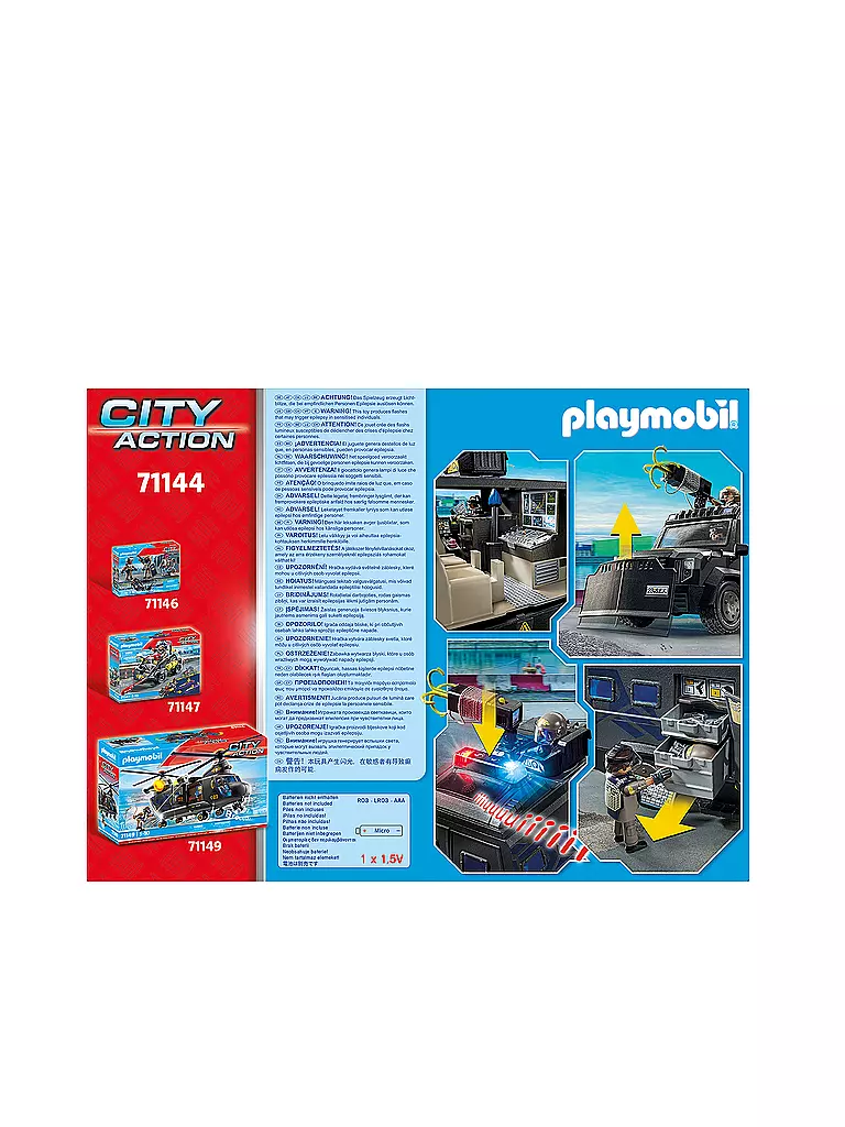 PLAYMOBIL | City Action -  Swat Geländefahrzeug 71144 | keine Farbe