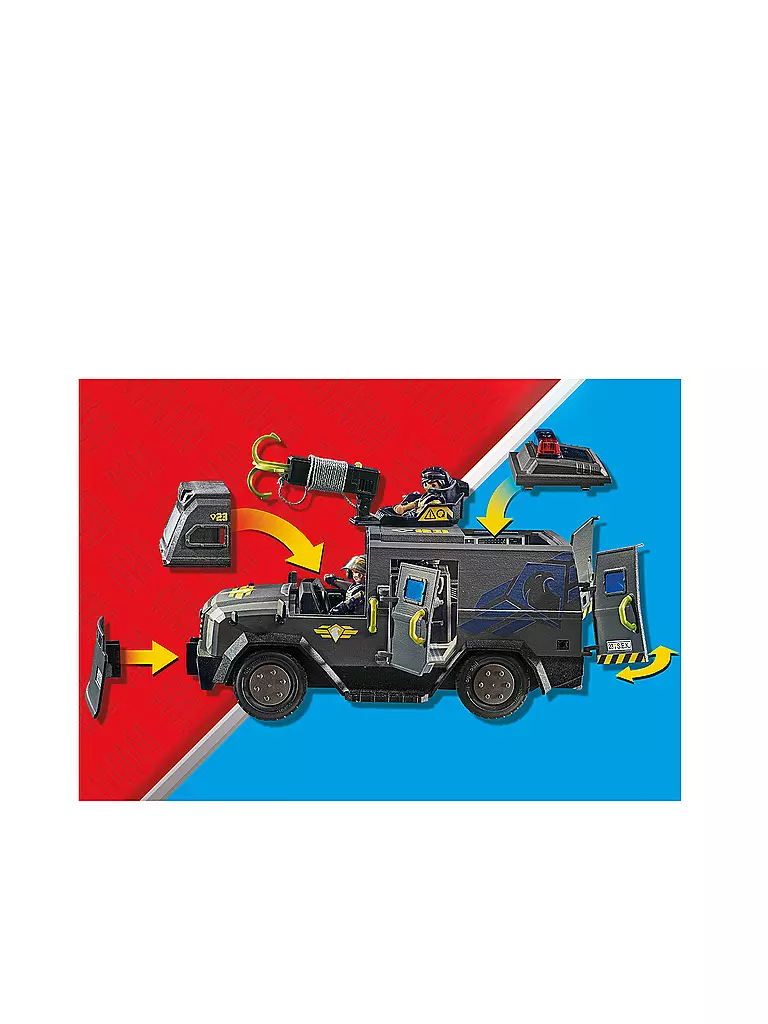 PLAYMOBIL | City Action -  Swat Geländefahrzeug 71144 | keine Farbe