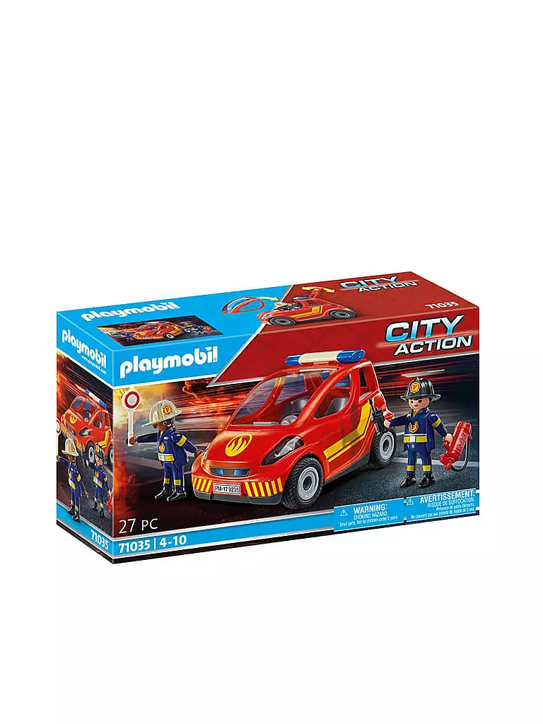 PLAYMOBIL | City Action - Feuerwehr Kleinwagen 71035 | keine Farbe