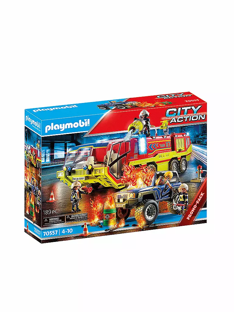 PLAYMOBIL | City Action - Feuerwehreinsatz mit Löschfahrzeug 70557 | keine Farbe