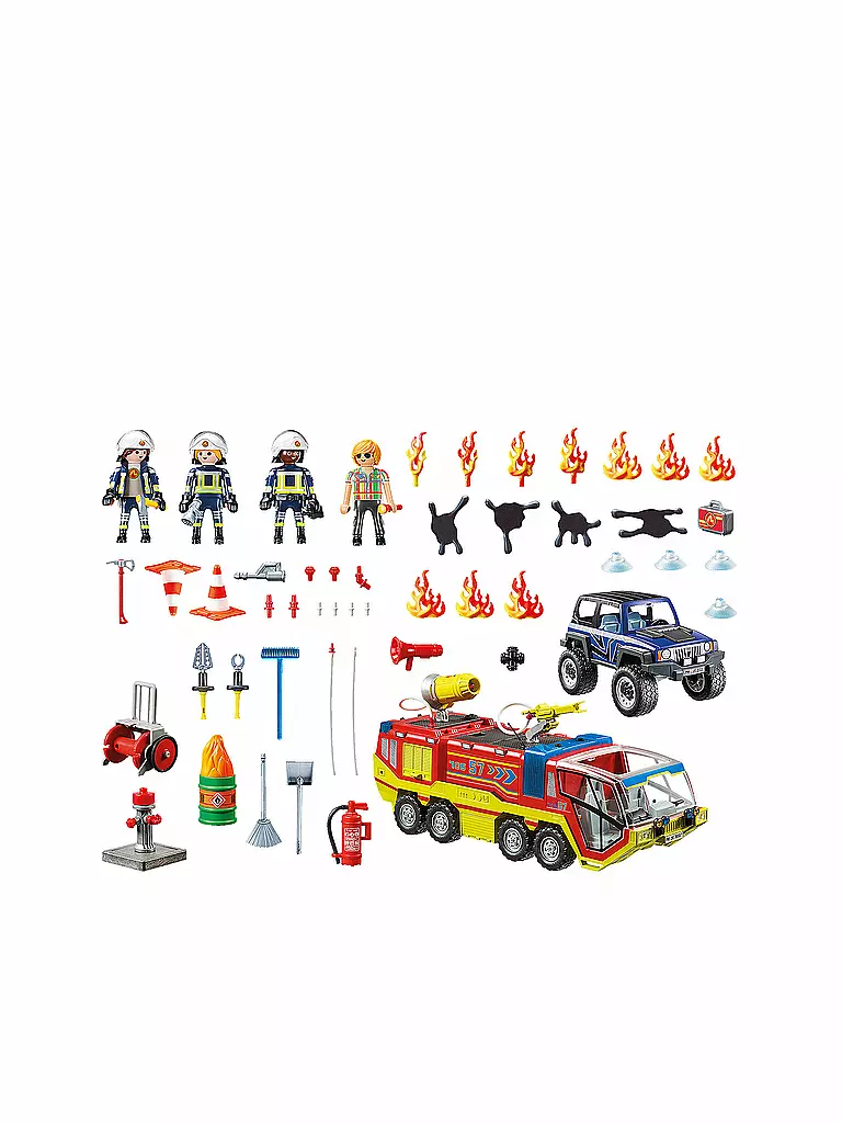 PLAYMOBIL | City Action - Feuerwehreinsatz mit Löschfahrzeug 70557 | keine Farbe