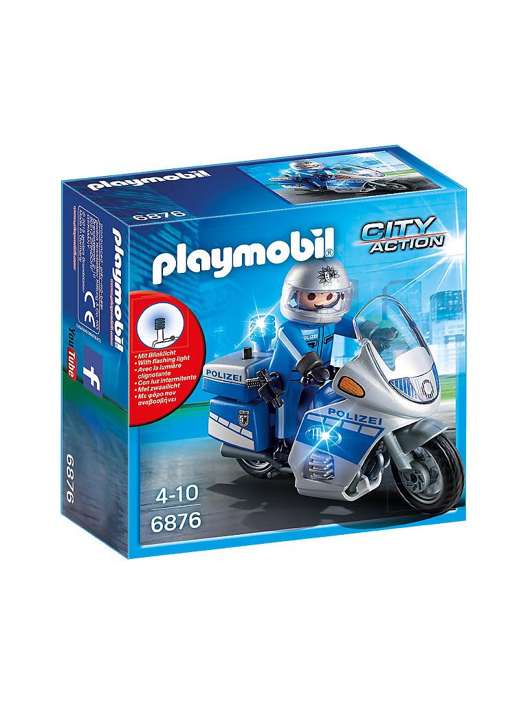 PLAYMOBIL | City Action - Motorradstreife mit Blinklicht 6876 | keine Farbe