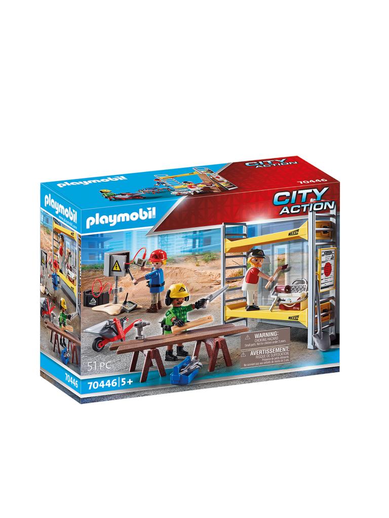 PLAYMOBIL | City Action -Baugerüst mit Handwerkern 70446 | keine Farbe