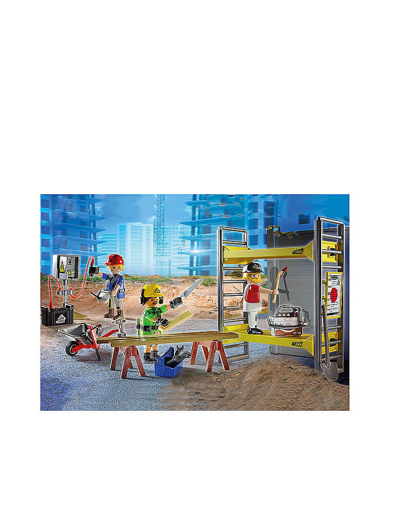 PLAYMOBIL | City Action -Baugerüst mit Handwerkern 70446 | keine Farbe