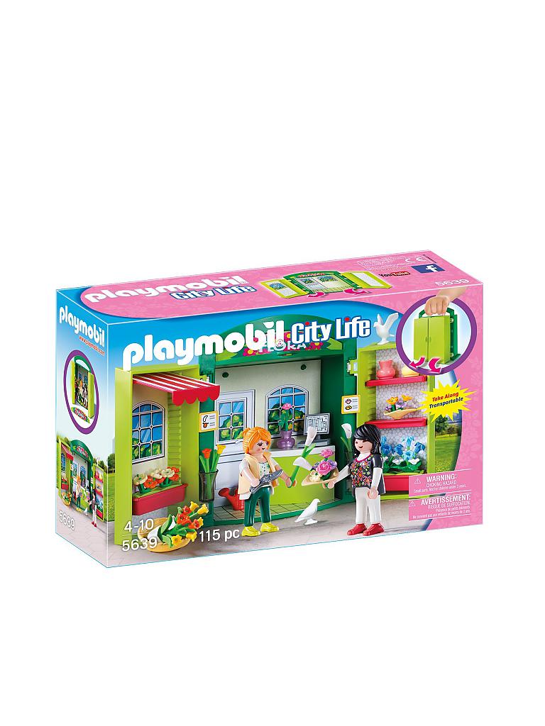 PLAYMOBIL | City Life - Aufklapp-Spiel Box -  Blumenladen 5639 | 