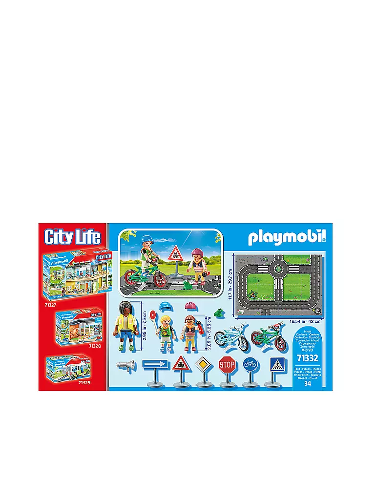 PLAYMOBIL | City Life- Schule - Fahrradparcours 71332  | keine Farbe