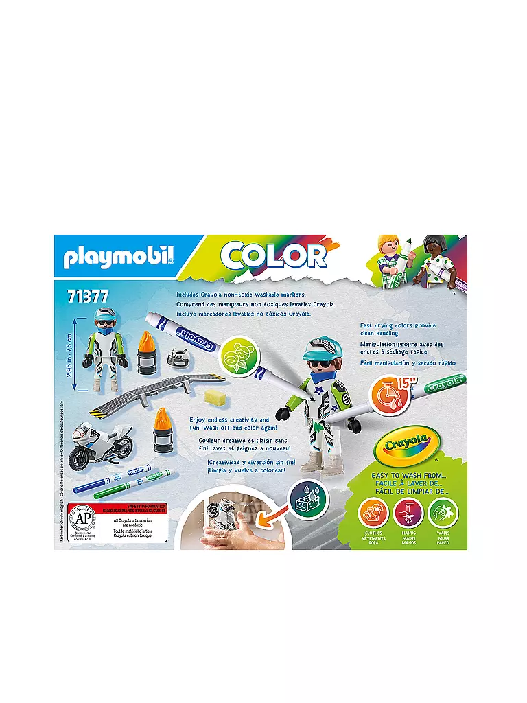 PLAYMOBIL | Color - Motorrad 71377 | keine Farbe