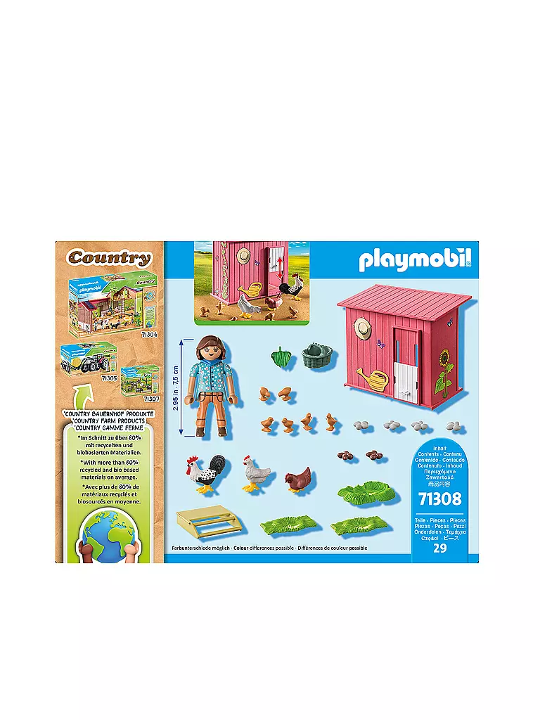 PLAYMOBIL | Country - Hühner mit Küken 71308 | keine Farbe