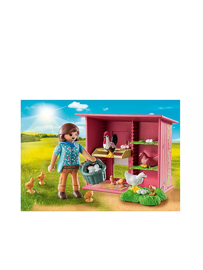 Legenester Für Große Hühner Selber Bauen PLAYMOBIL Country - Hühner mit Küken 71308 keine Farbe