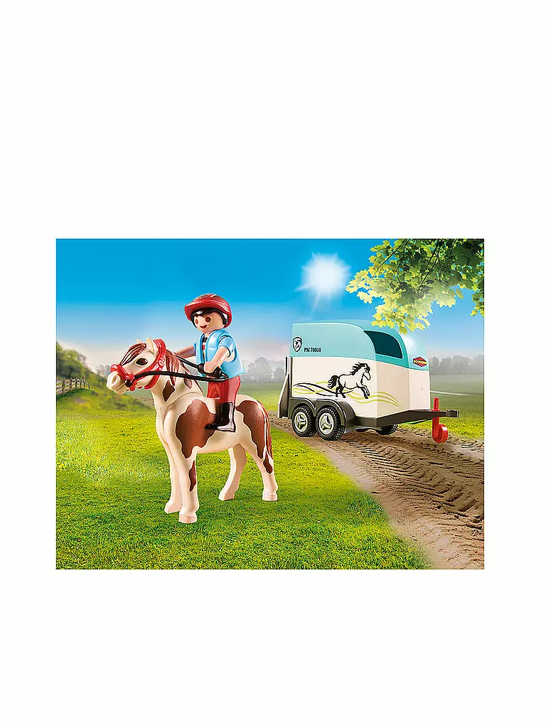 PLAYMOBIL | Country - PKW mit Ponyanhänger 70511 | keine Farbe