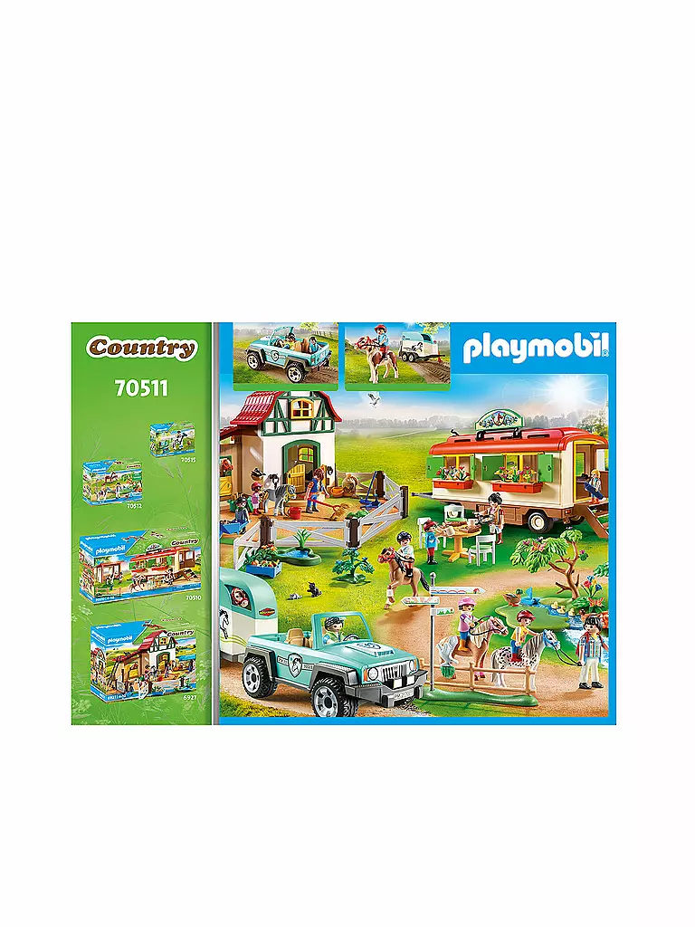 PLAYMOBIL | Country - PKW mit Ponyanhänger 70511 | keine Farbe