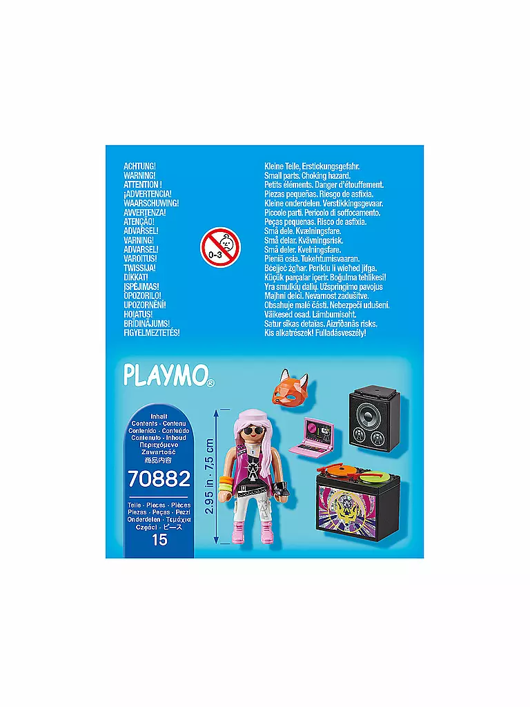 PLAYMOBIL | DJ mit Mischpult 70882 | keine Farbe